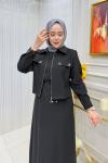 Meltem Ceketli Elbise Takım