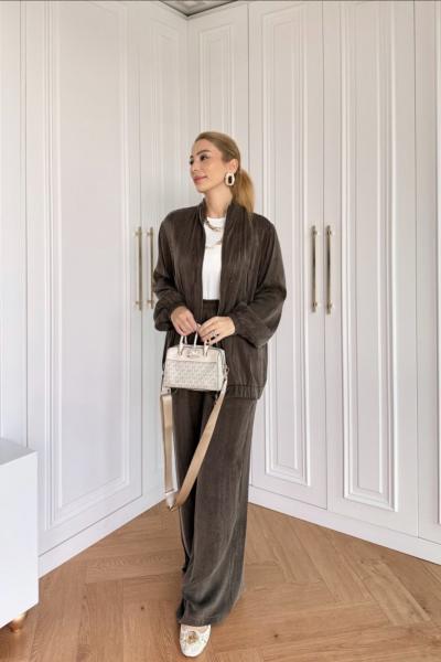 Petek Pantolonlu Takım