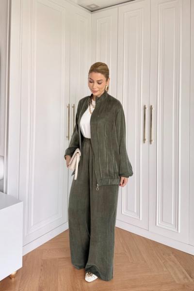 Petek Pantolonlu Takım