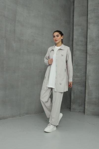 10537 Gabardin Kot 3 Lü Takım
