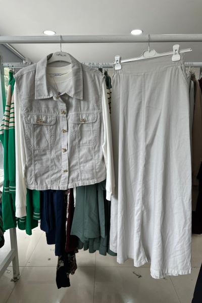 Açelya Tensel  Kot Etekli 3 Lü Takım