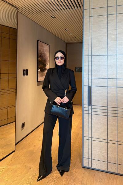Alice Pantolon Takım Siyah
