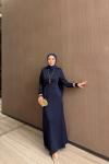 Armina Elbise Lacivert
