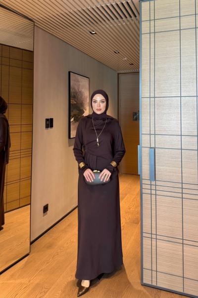 Armina Elbise Kahve
