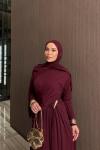 Aydanur Pantolonlu Takım Bordo