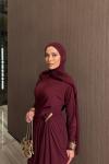 Aydanur Pantolonlu Takım Bordo