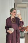 Aygül Etekli Takım Bordo
