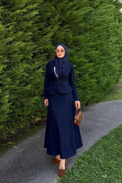 Aylin Etekli Takım Lacivert