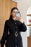 Başak Elbise Siyah