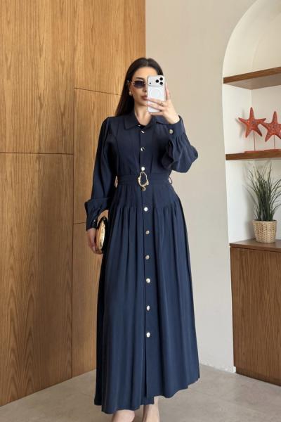 Başak Elbise Lacivert