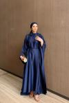 Belur Elbise Lacivert
