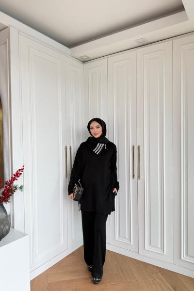 Selenay Eşofman Takım Siyah