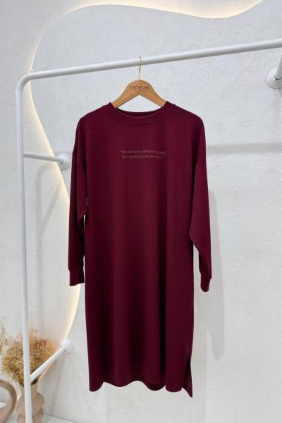 Beril Uzun Oysho Basic Tunik