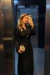 Buse Elbise Siyah