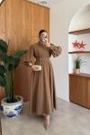 Büşra Elbise Vizon