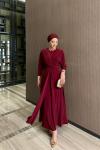 Cevher Elbise Bordo