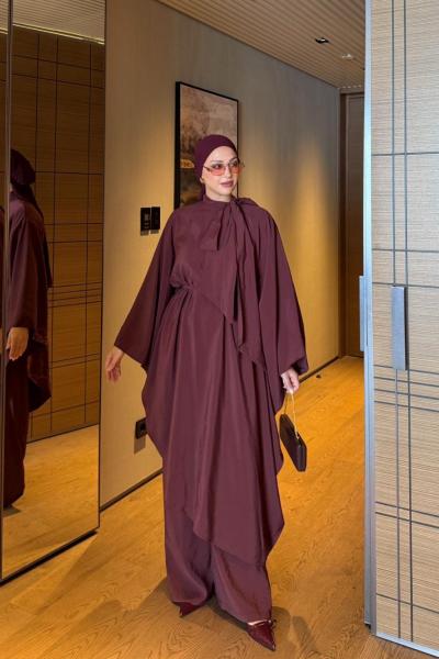 Ceyhan Pantolonlu Takım Bordo