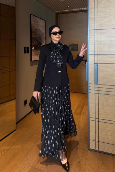 Eflal Etekli Takım Siyah