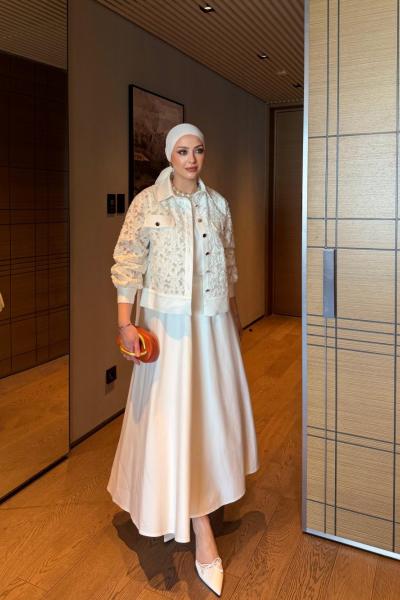 Efsa Etekli Takım Beyaz