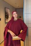 Gamze Pantolon Takım Bordo