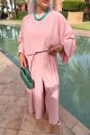 Gamze Pantolon Takım Pembe