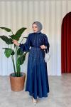Gülnaz Etekli Takım Lacivert