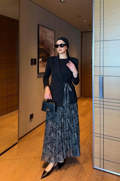 Hadise Etek Takım Siyah