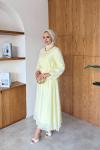 Halide Elbise Sarı