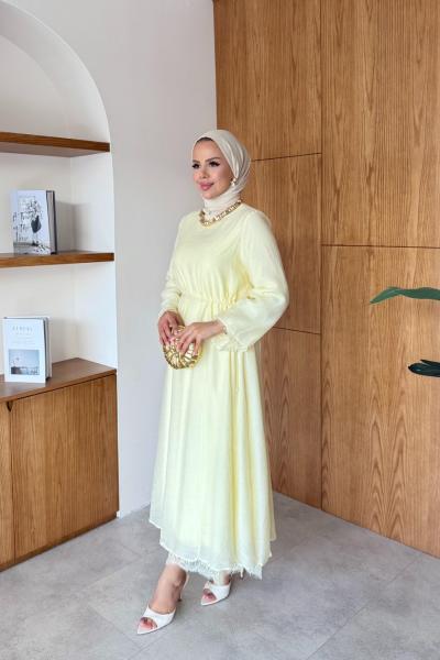Halide Elbise Sarı