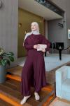 Hera Pantolon Takım Bordo
