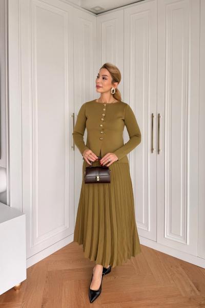 Huri Etekli Takım Bej