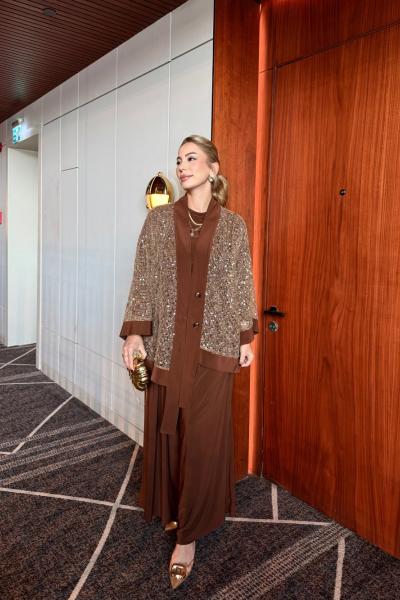 İlayda Pantolonlu Takım Kahverengi