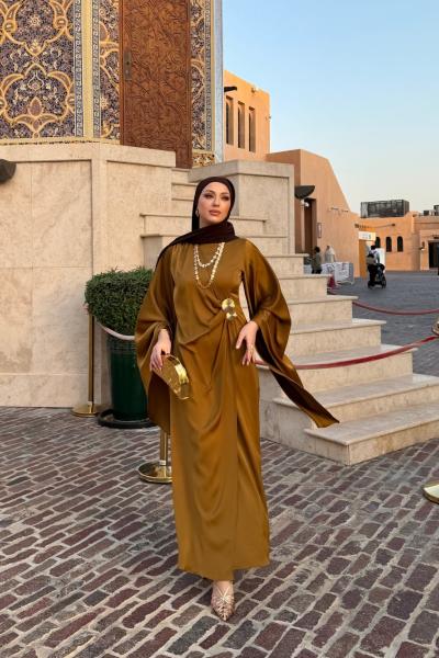 İlkgül Elbise Yağ Yeşili