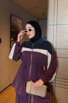 Laçin Pantolon Takım Bordo