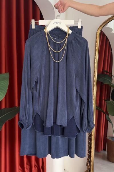 Leyla Etekli Takım Lacivert