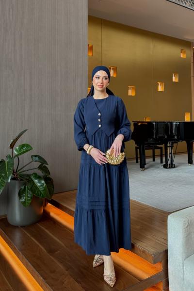 Melda Elbise Lacivert