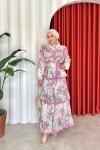 Melina Elbise Pembe