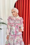 Melina Elbise Pembe