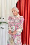 Melina Elbise Pembe