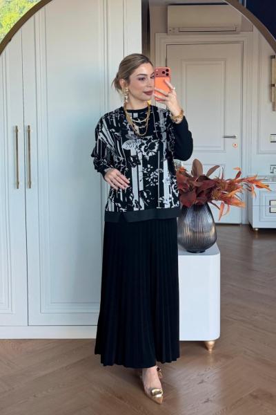 Mevlüde Etekli Takım Gri