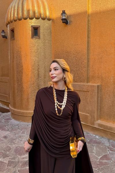 Miray Pantolon Takım Kahverengi