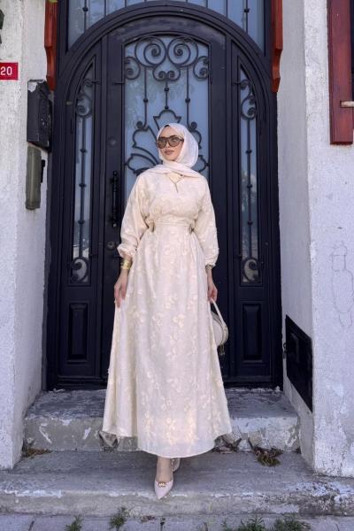 Mısra Astarlı Elbise