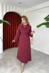 Naciye Elbise Bordo