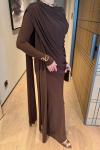 Nahide Elbise Kahve
