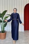 Nazgül Elbise Lacivert