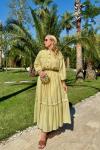 Nazlı Etekli Takım Olive