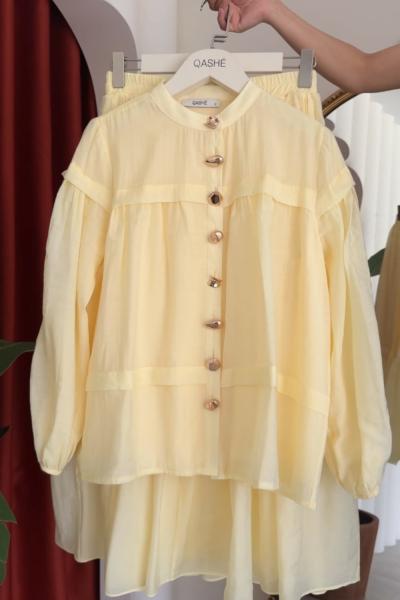 Nazlı Etekli Takım Sarı