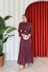 Hamdiye  Elbise Bordo