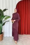 Hamdiye  Elbise Bordo