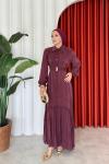 Hamdiye  Elbise Bordo